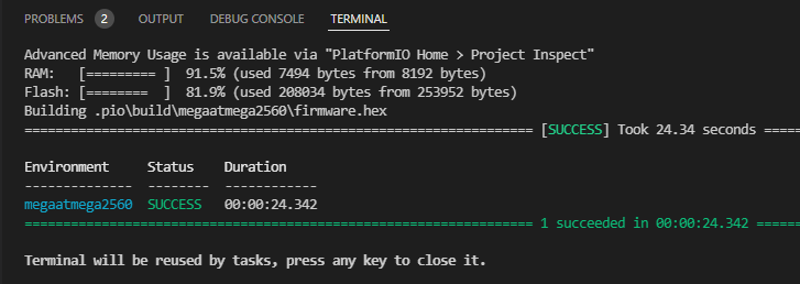 PlatformIO example compile